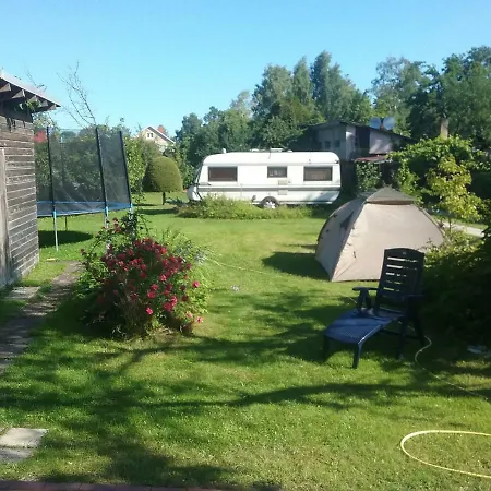 Summer Bungalo Trailer Campsite Jurmala